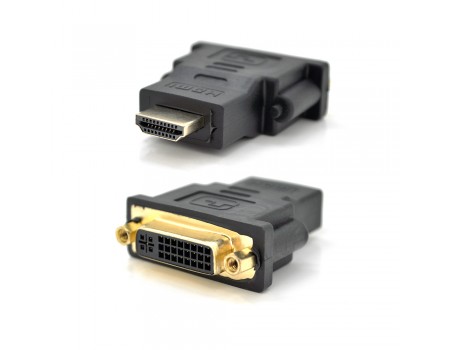 Перехідник HDMI (тато) / DVI24 + 5 (мама)
