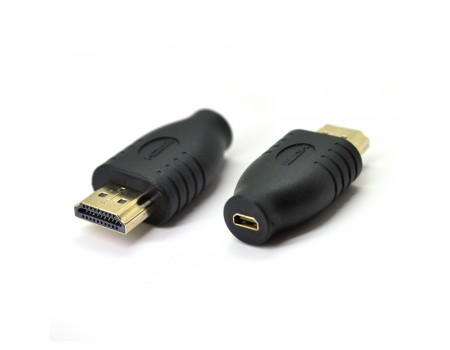 Перехідник microHDMI (мама) -HDMI (тато)