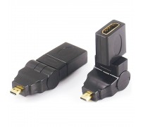 Перехідник microHDMI (тато) -HDMI (мама) 360 °