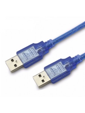 Кабель USB 2.0 RITAR AM / AM, 5.0m, прозорий синій