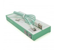 Кабель iKAKU KSC-723 GAOFEI smart charging cable for Type-C, Green, длина 1м, 3.0A, BOX