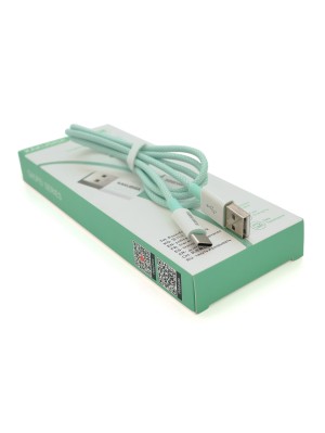 Кабель iKAKU KSC-723 GAOFEI smart charging cable for Type-C, Green, длина 1м, 3.0A, BOX