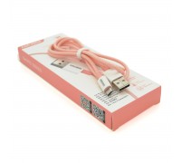 Кабель iKAKU KSC-723 GAOFEI smart charging cable for micro, Pink, длина 1м, 2.4A, BOX