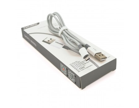 Кабель iKAKU KSC-723 GAOFEI smart charging cable for micro, Gray, длина 1м, 2.4A, BOX