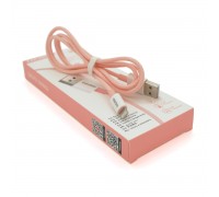 Кабель iKAKU KSC-723 GAOFEI smart charging cable for iphone, Pink, длина 1м, 2.4A, BOX