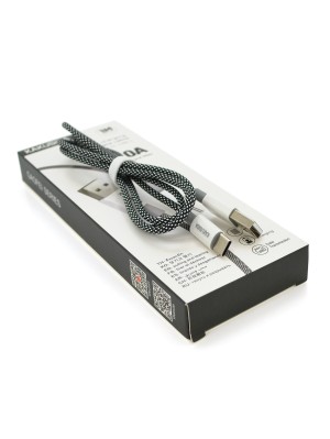 Кабель iKAKU KSC-723 GAOFEI smart charging cable for Type-C, Black, длина 1м, 3.0A, BOX