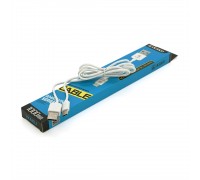 Кабель iKAKU XUANFENG charging data cable for Type-C, White, длина 1м, 2,1А, BOX