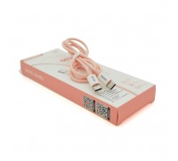 Кабель iKAKU KSC-723 GAOFEI PD20W smart fast charging cable (Type-C to Type-C), Pink, длина 1м, BOX