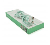 Кабель iKAKU KSC-723 GAOFEI PD20W smart fast charging cable (Type-C to Lightning), Green, длина 1м, BOX