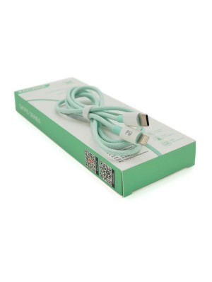 Кабель iKAKU KSC-723 GAOFEI PD20W smart fast charging cable (Type-C to Lightning), Green, длина 1м, BOX