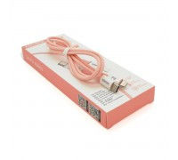 Кабель iKAKU KSC-723 GAOFEI PD20W smart fast charging cable (Type-C to Lightning), Pink, длина 1м, BOX