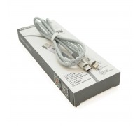 Кабель iKAKU KSC-723 GAOFEI PD20W smart fast charging cable (Type-C to Lightning), Silver, длина 1м, BOX