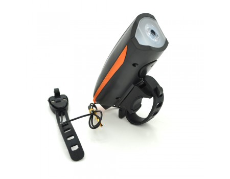 Ліхтарик велосипедний YT7588, 3 режими, вбудований акумулятор, кабель