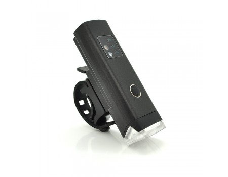 Ліхтарик велосипедний HJ-047, 5 режимів, вбудований акумулятор, кабель