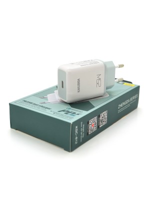 СЗУ AC100-240V iKAKU KSC-812 Zhengda Series PD25W charger, White, Box