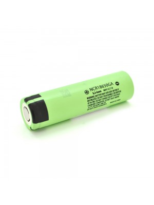 Аккумулятор 18650 Li-Ion Panasonic NCR18650GA, 3500mAh, 10A, 4.2/3.6/2.5V, Green