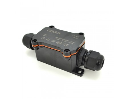 Водонепроникна коробка CN803 PG9 (4-8mm), 1-6 контактів, 70 х 40 х 40 мм, IP68
