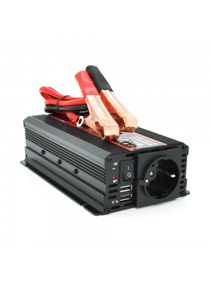 Інвертор напруги KY-M4000, 550W, 12/220V, Line-Interactive, LCD, 1 Shuko, 2 USB вихід, прикурювач