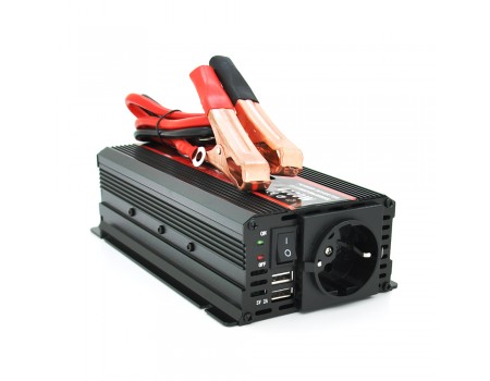 Інвертор напруги KY-M4000, 550W, 12/220V, Line-Interactive, LCD, 1 Shuko, 2 USB вихід, прикурювач
