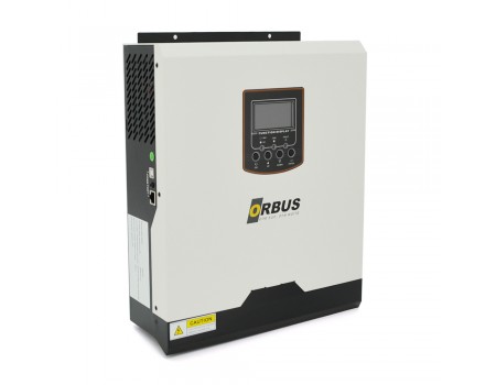 Гібридний інвертор ORBUS VP3000-24, 3000W, 24V, струм заряду  0-70A, 160-275V, ШIM-контролер (50А, 80 Vdc)