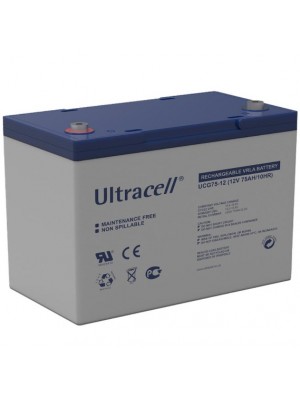 Акумуляторна батарея Ultracell UCG75-12 GEL 12V 75 Ah  (259 x 168 x 214) White /67