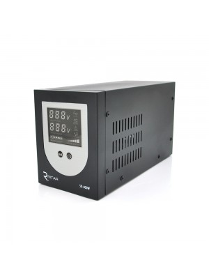 ИБП с правильной синусоидой Ritar SK-600VA (400W), DC:145-275V, LCD-дисплей, 1Shuko socket, 12V под наружную батарею, ток заряда до 12А,