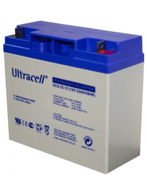 Акумуляторна батарея Ultracell UL22-12 GEL 12V 20 Ah  (182x 77 x 168) White /230