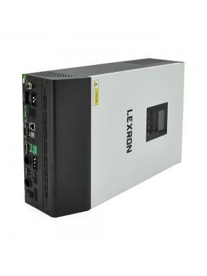 Гібридний інвертор Lexron-5000-48, 5000W, 48V, ток заряда 0-110A, 170-280V,MPPT (80А, 500 Vdc)