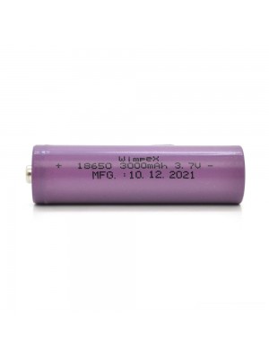 Аккумулятор WMP-3000 18650 Li-Ion Tip Top, 1000mAh, 3.7V, Purple