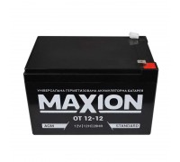 Акумуляторна батарея MAXION AGM OT 12-12 12V 12Ah (151 х 98 х 100), 