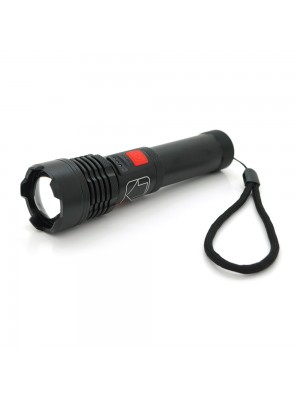 Ліхтарик Balog BL-X72-P90, 3 режими, алюміній, вбудований акум, USB кабель