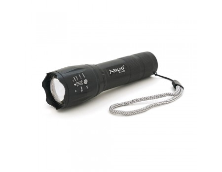 Ліхтарик Bailong BL-29, 3+1 режим, алюміній, вбудований акумулятор, USB кабель