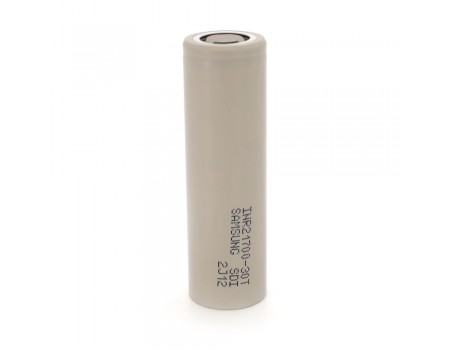 Аккумулятор 21700 Li-Ion Samsung INR21700 (30T), 3000mAh, 7.2(14.4)A, 4.2/3.69/2.5V, Gray