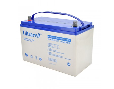 Акумуляторна батарея Ultracell UCG100-12 GEL 12V 100 Ah  (328 x 173 x 232) White /48