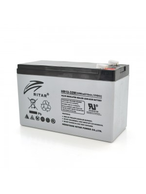 Акумуляторна батарея AGM RITAR HR1232W, Gray Case, 12V 8.0Ah ( 151 х 65 х 94 (100 ) 2.20kg ¶