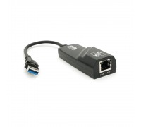 Контролер USB 3.0 to Ethernet - Мережевий адаптер 10/100 / 1000Mbps з проводом, Black 