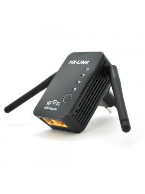 Підсилювач WiFi сигналу з 2-ма вбудованими антенами LV-WR17, живлення 220V, 300Mbps, IEEE 802.11b / g / n, 2.4-2.4835GHz