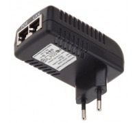 POE інжектор 48V 0,5A (24Вт) з портами Ethernet 10/100Мбіт / с