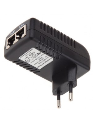 POE інжектор 48V 0,5A (24Вт) з портами Ethernet 10/100Мбіт / с