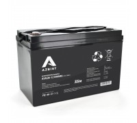Акумулятор AZBIST Super AGM ASAGM-121000M8, Black Case, 12V 100.0Ah ( 329 x 172 x 215 ) 