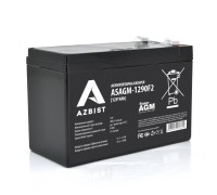 Акумулятор AZBIST Super AGM ASAGM-1290F2, Black Case, 12V 9.0Ah (151 х 65 х 94 (100) ) 