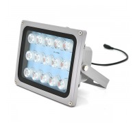 Прожектор направленный с сумеречным датчиком YOSO 12V 18W, 15LED, IP66, угол обзора 60°, дальность до 30м, 177*138*65мм, BOX