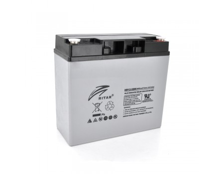 Аккумуляторная батарея AGM RITAR HR1250W, Gray Case, 12V 14.0Ah  ( 181 х 77 х 167 ) 4.30kg