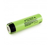 Аккумулятор 18650 Li-Ion Panasonic NCR18650B, 1500mAh, 6.8A, 4.2/3.6/2.5V, GREEN (TIP TOP), OEM