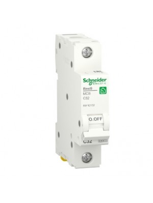 Автоматичний вимикач Schneider RESI9 32А, 1P, крива, 6кА