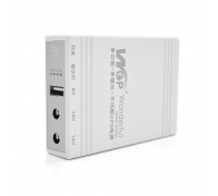 UPS для роутеров/коммутаторов ECO-1825, 18W, OUT:USB-5V, DC-5V/9/12V, POE-15/24V, 1/2A, LiFePo4 8000mAh, 160x105x33mm, 0.4kg, Black, BOX