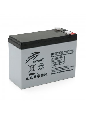 Акумуляторна батарея AGM RITAR RT12100S, Gray Case, 12V 10.0Ah  ( 151 х 98 х 95 (101 ) ) 