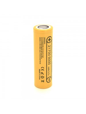 Аккумулятор 21700 Li-Ion LiitoKala Lii-50E, 5000mah (4700-5100mah, 15A, 3.7V (2.5-4.2V), Yellow, PVC BOX