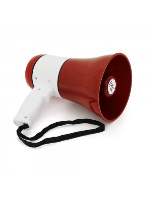 Громкоговоритель Megaphone ER-22BT, 15W, питание от аккума 18650, СЗУ, Red/White, Box