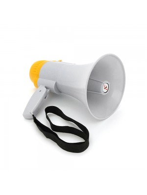 Громкоговоритель Megaphone HW-8C, 15W, питание от аккумулятора, СЗУ, White/Yellow